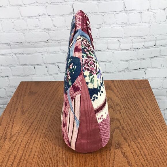 Vintage Needlepoint Bunny Rabbit 12” tall x 12” wide x 5” weighs about 3ish lbs - Picture 4 of 6